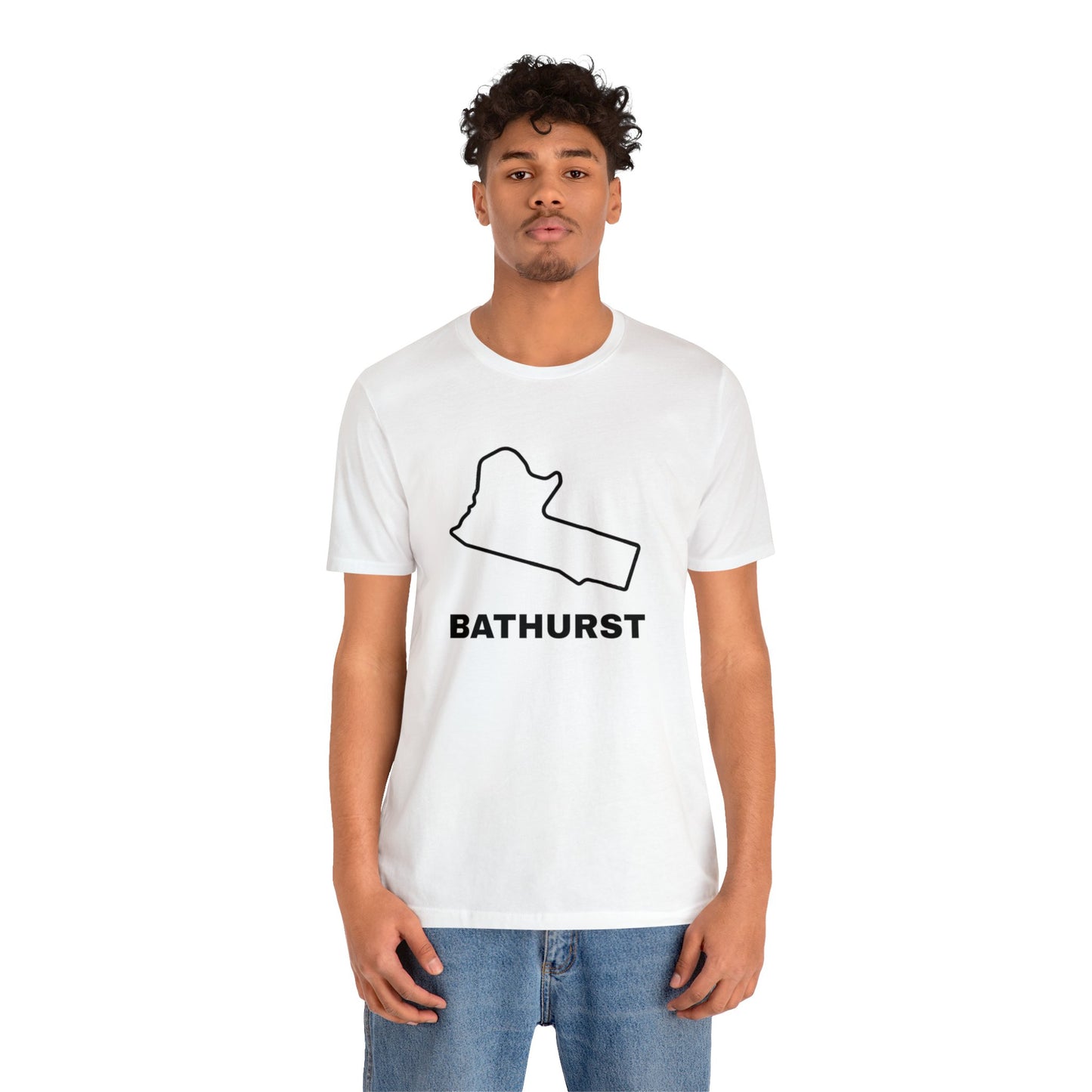Unisex Bathurst Track Map T-Shirt