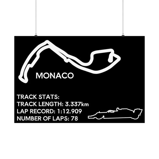 Monaco Grand Prix Matte Poster